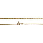 Pre-owned 750 yellow gold English chain necklace - view 3