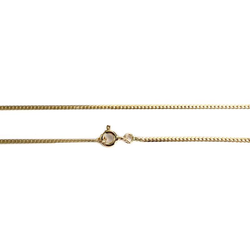 Collier d'occasion or 750 jaune maille anglaise - vue 3