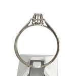 Solitaire d'occasion or 750 jaune diamant - vue 3