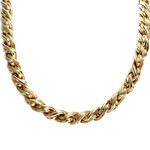 Collier d'occasion or 750 jaune maille fantaisie 50 cm - vue 1
