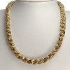 Collier d'occasion or 750 jaune maille fantaisie 50 cm - vue V2