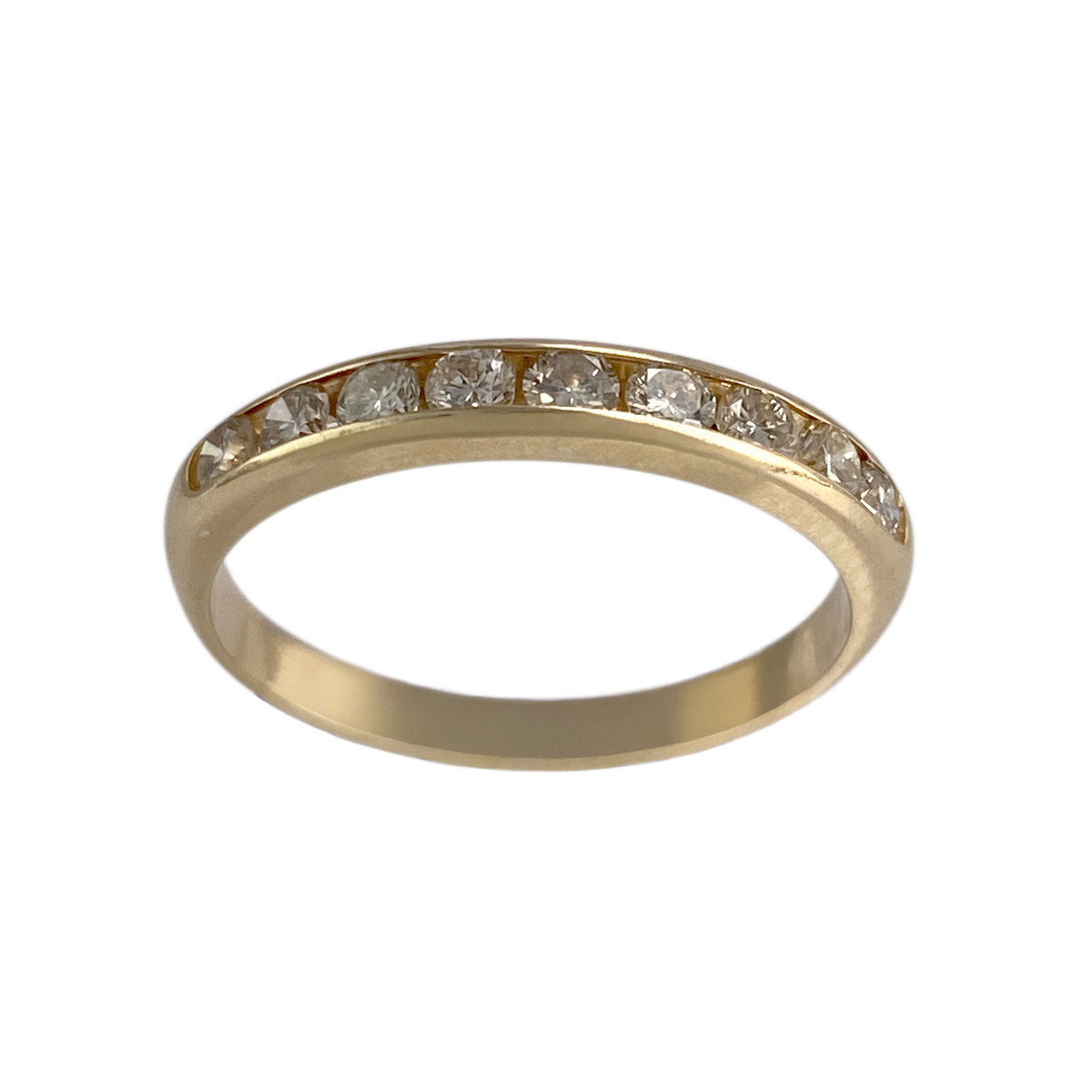 Bague d'occasion or 750 jaune diamants