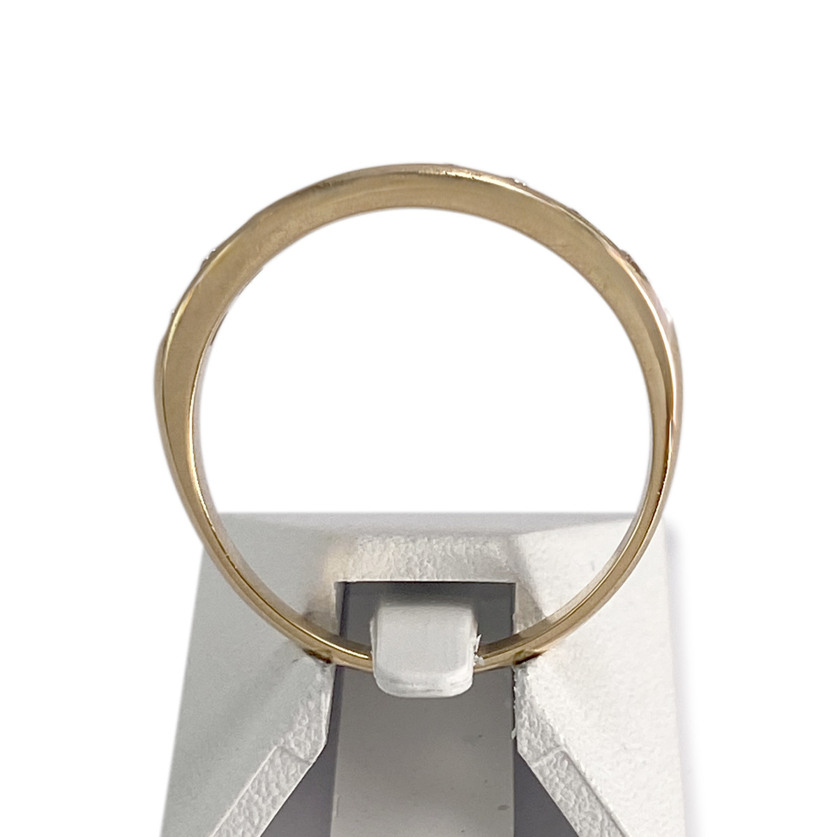 Bague d'occasion or 750 jaune diamants - vue 3