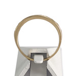 Bague d'occasion or 750 jaune diamants - vue 3