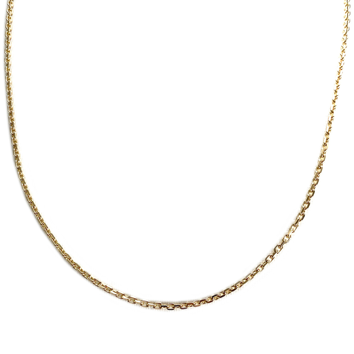 Tweedehands gouden ketting 750 geel gaas forcat