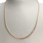 Tweedehands gouden ketting 750 geel gaas forcat - bekijk 2