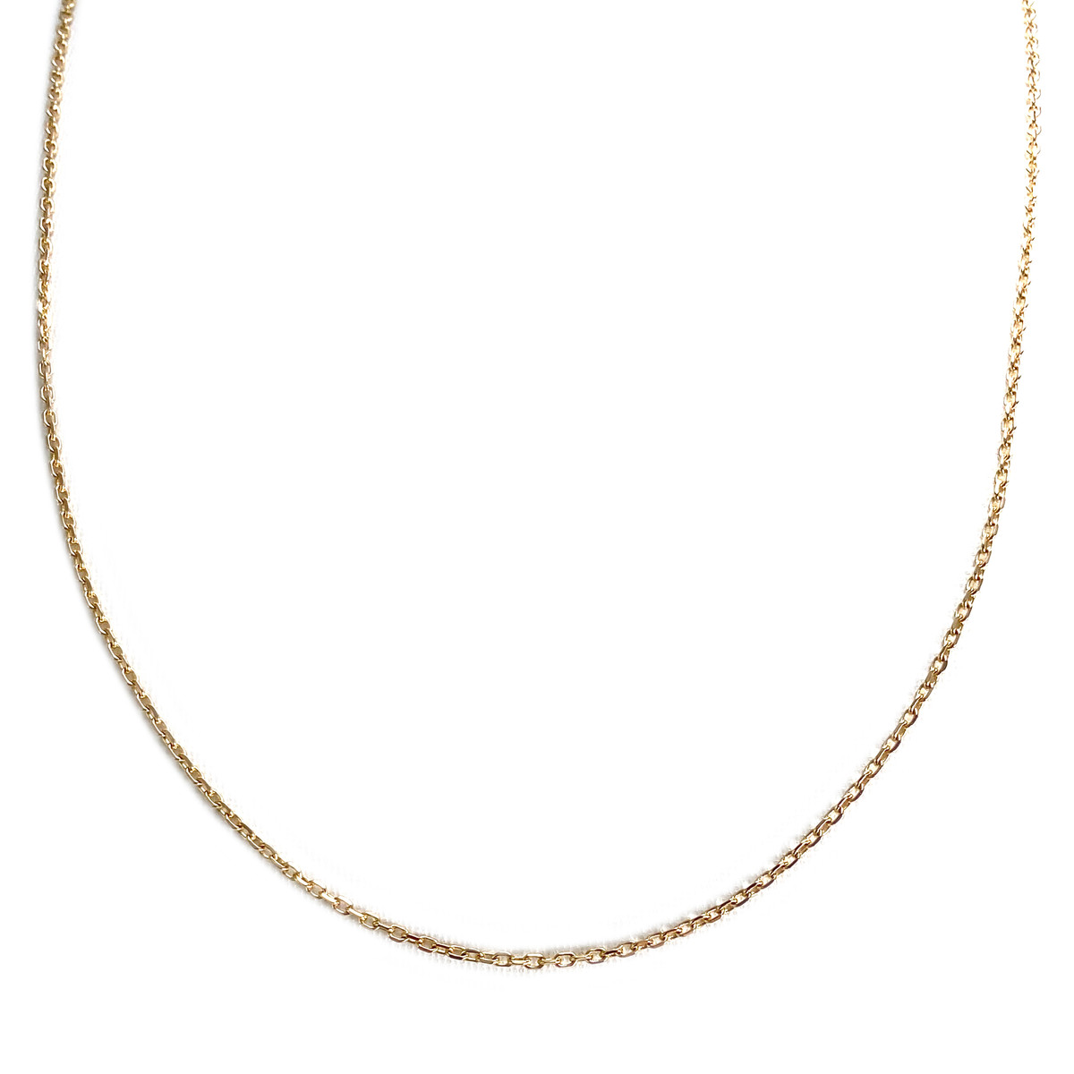 Chaîne d'occasion or 750 jaune maille forcat