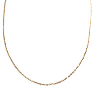 Chaîne d'occasion or 750 jaune maille forcat