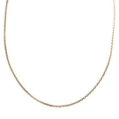 Chaîne d'occasion or 750 jaune maille forcat 47 cm