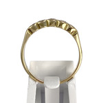 Bague d'occasion or 750 jaune diamants - vue 3