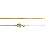 Collier d'occasion or 750 jaune diamant émeraudes - vue 3