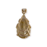 Pendentif d'occasion or 750 jaune citrine