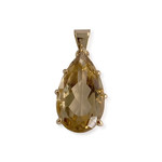 Pendentif d'occasion or 750 jaune citrine - vue 2