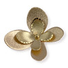 Pendentif fleur d'occasion 2 ors 750 - vue V1