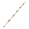 Used 750 yellow gold bracelet with fancy mesh - view V2