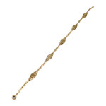 Bracelet d'occasion or 750 jaune maille fantaisie - vue 2