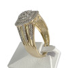 Bague d'occasion 2 tons 750 diamants - vue V2