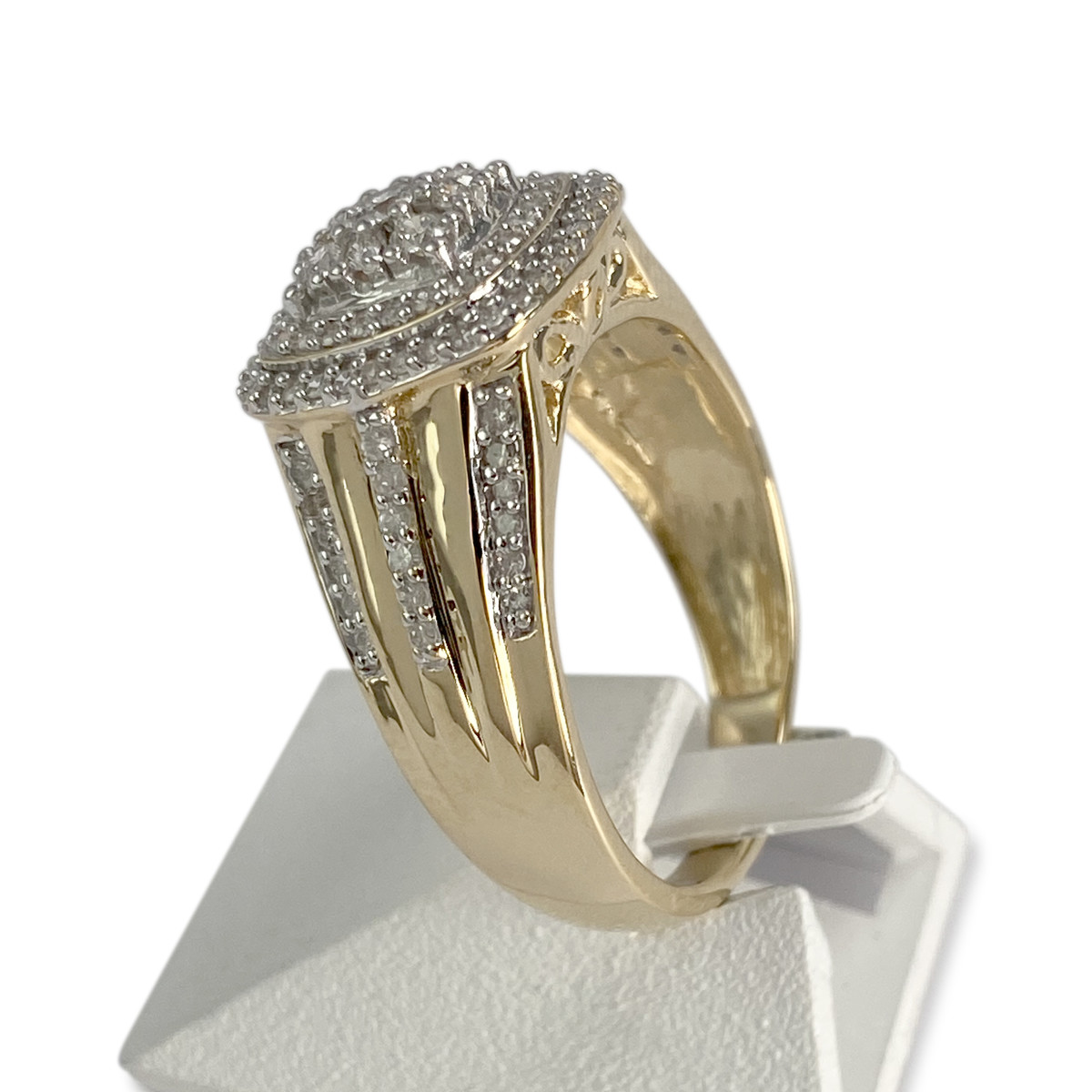 Bague d'occasion 2 tons 750 diamants - vue 2