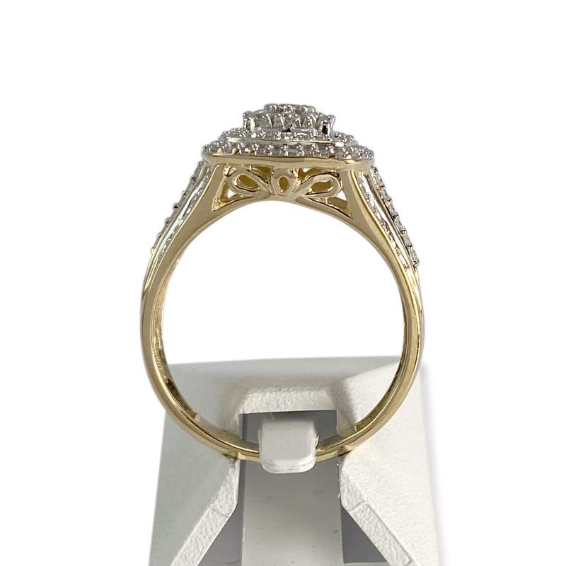Bague d'occasion 2 tons 750 diamants - vue 3