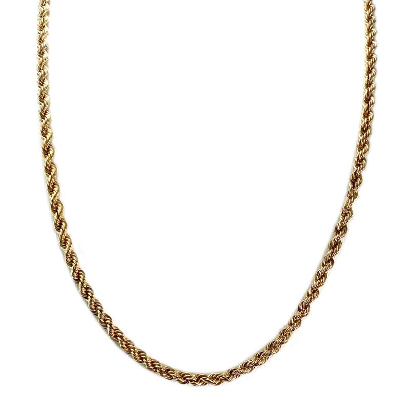 Collier d'occasion or 750 jaune maille fantaisie - vue 1