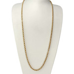 Collier d'occasion or 750 jaune maille fantaisie - vue 2