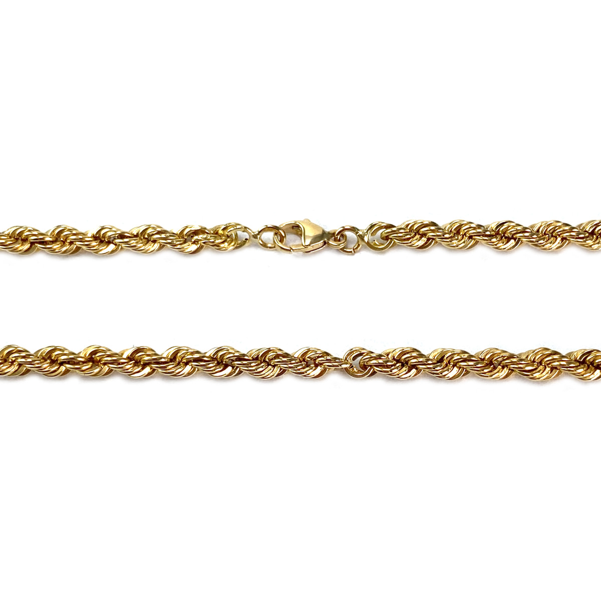 Collier d'occasion or 750 jaune maille fantaisie - vue 3