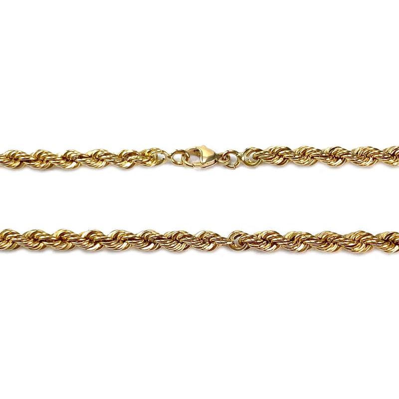 Collier d'occasion or 750 jaune maille fantaisie - vue 3