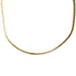 Collier d'occasion en or jaune 750, maille fantaisie, 40 cm - vue 1