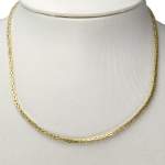 Collier d'occasion en or jaune 750, maille fantaisie, 40 cm - vue 2