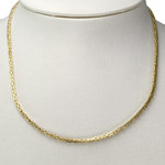 Collier d'occasion or 750 jaune maille fantaisie - vue 2