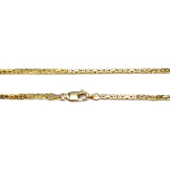 Collier d'occasion en or jaune 750, maille fantaisie, 40 cm