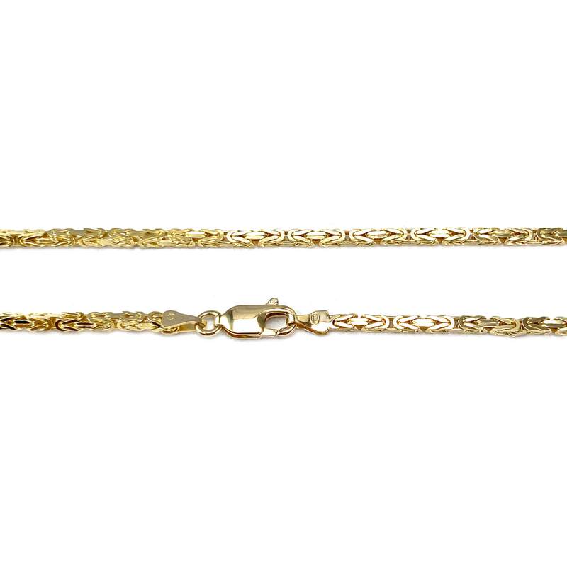 Collier d'occasion or 750 jaune maille fantaisie - vue 3
