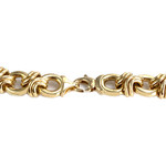 Collier d'occasion or 750 jaune maille fantaisie - vue 3
