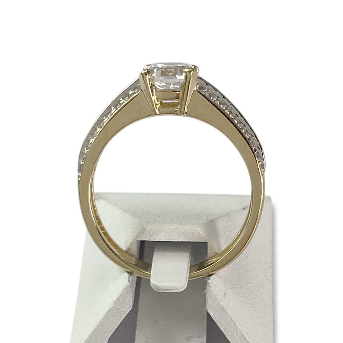 Bague d'occasion or 585 jaunezirconias - vue 3