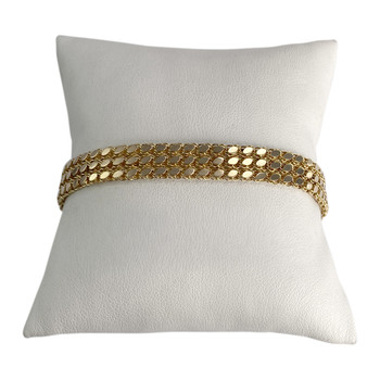 Bracelet d'occasion or 585 jaune maille fantaisie