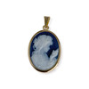 Tweedehands hanger van 750 geelgoud met camee - afbeelding V1