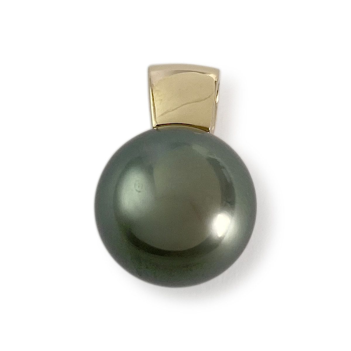 Pendentif d'occasion or 750 jaune perlede tahiti