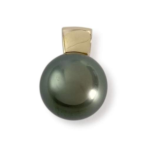 Pendentif d'occasion or 750 jaune perlede tahiti