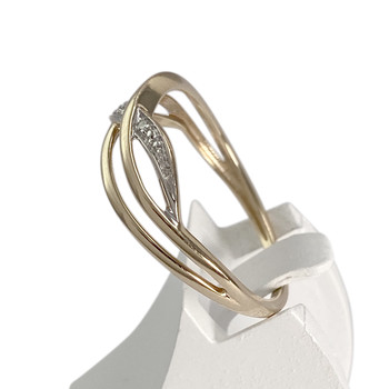 Bague d'occasion 2 tons 750 diamants