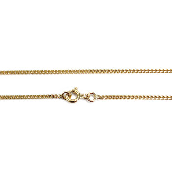 Tweedehands ketting van 750 geelgoud met forcat-schakels, 40,5 cm