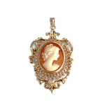 Pendentif d'occasion or 750 jaune camée - vue 1