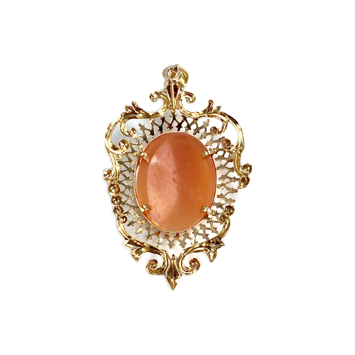 Pendentif d'occasion or 750 jaune camée - vue 2