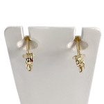 Boucles d'oreilles d'occasion 2 ors 750 - vue 3