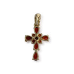 Croix d'occasion or 750 jaune grenat - vue 2
