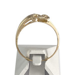 Bague d'occasion or 585 jaune coeur zirconias - vue 3