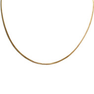 Tweedehands gouden ketting 750 geel gaas forcat