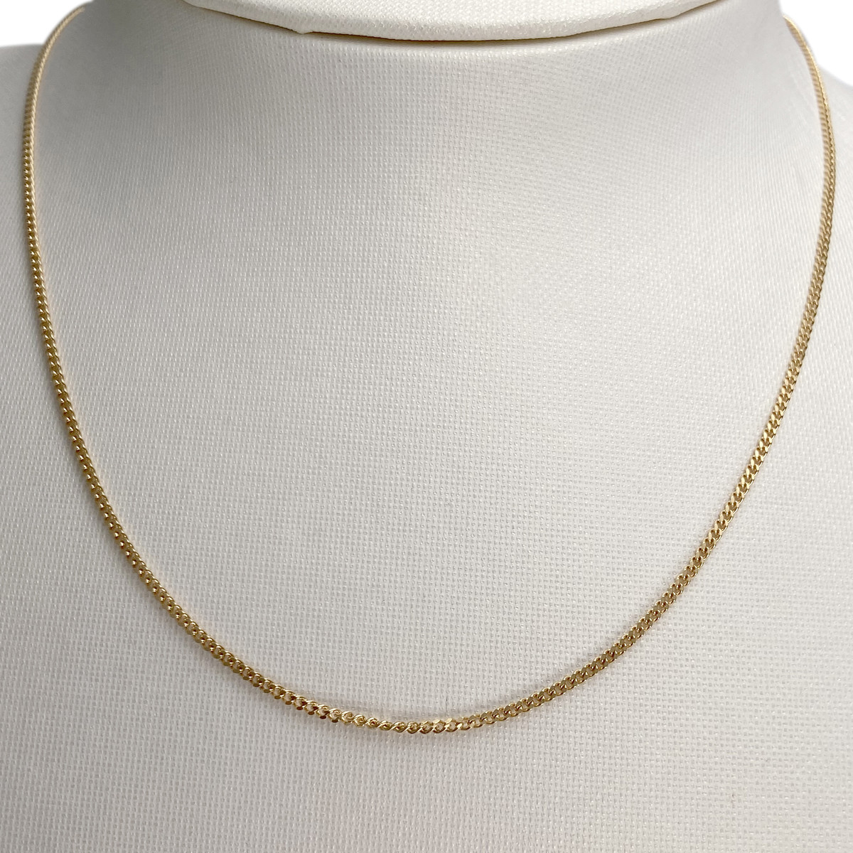 Second hand gold chain 750 yellow mesh forcat - view 2