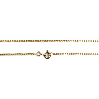 Tweedehands ketting van 750 geelgoud met forcat-schakels, 40,5 cm