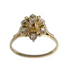 Tweedehands gouden ring 750 gele diamanten - bekijk 1.