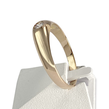 Bague d'occasion or 750 jaune diamant